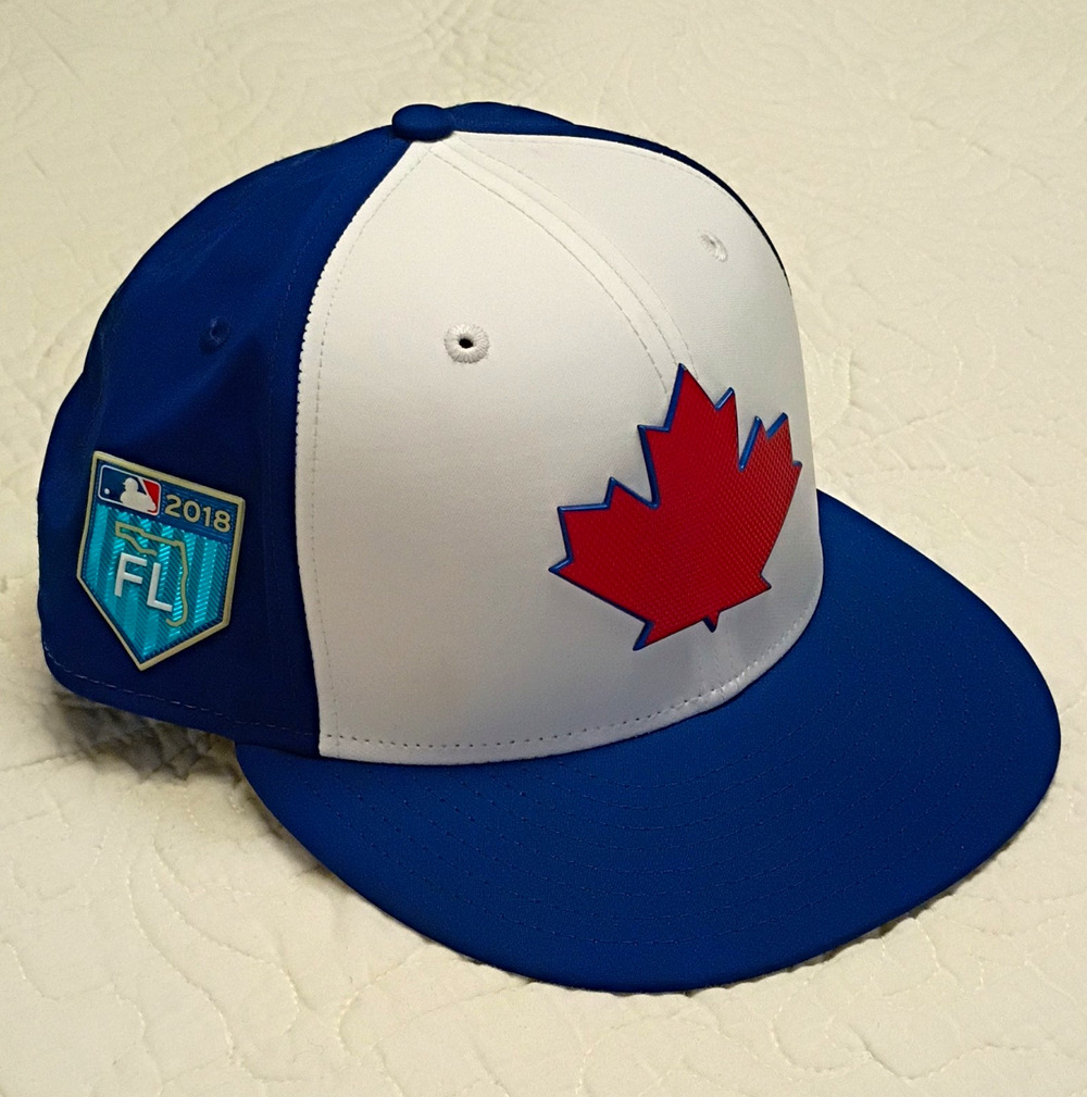 Toronto Blue Jays 2018 Spring Training Patch New Era 5950 Fitted Hat 7 1/4
